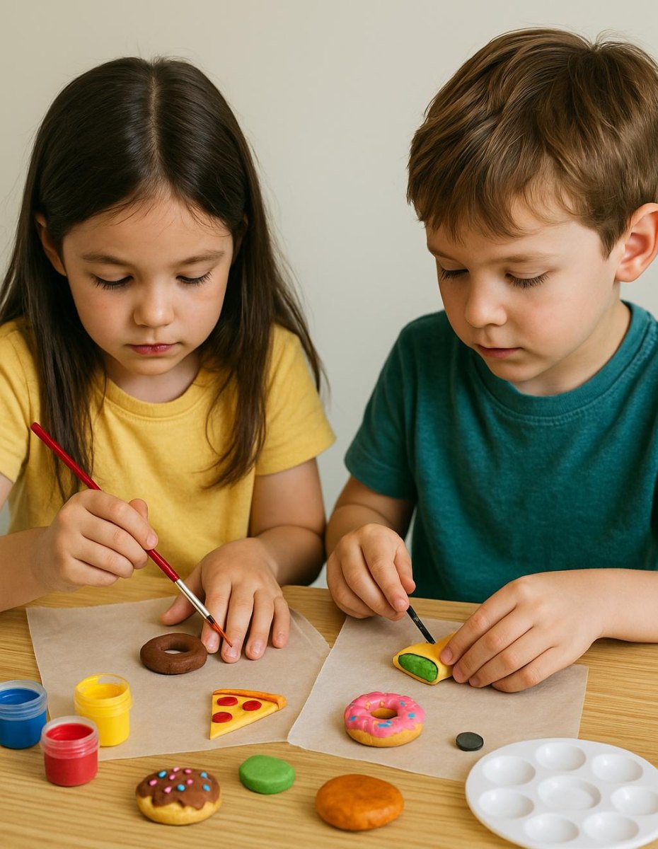 Kinder basteln Magnete