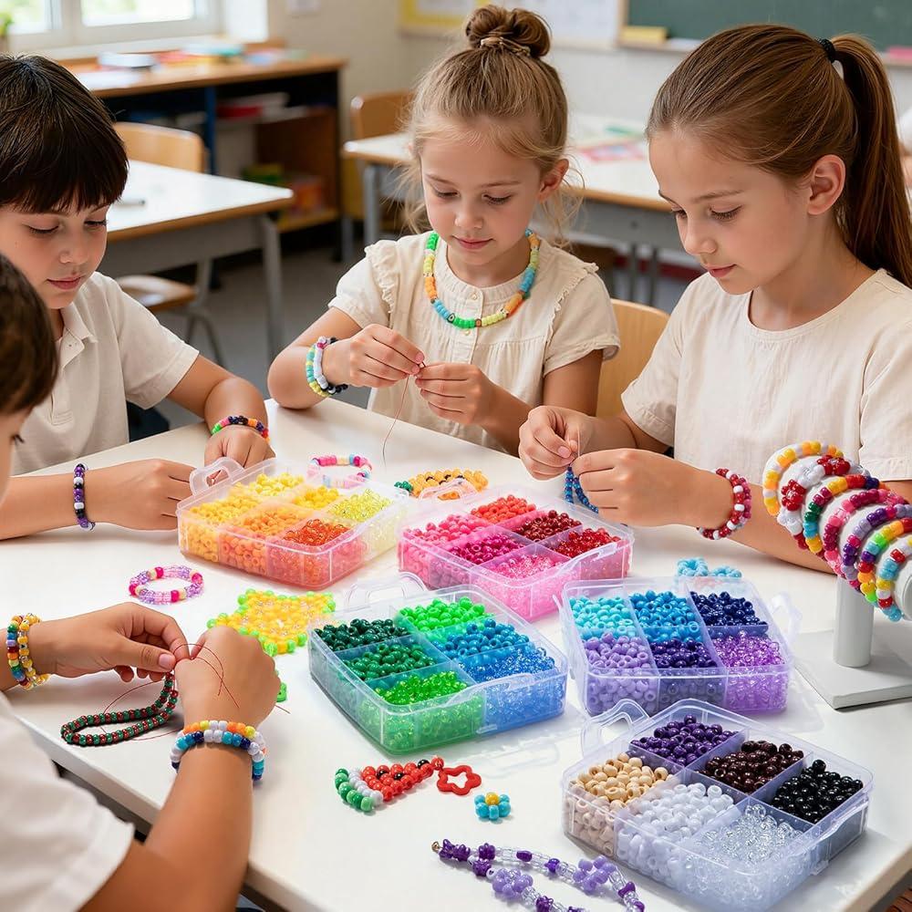 Freundschaftsband bunt Kinder basteln