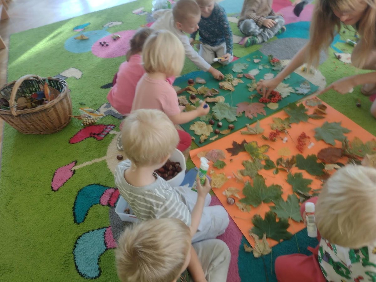 Herbstbasteln mit Kleinkindern