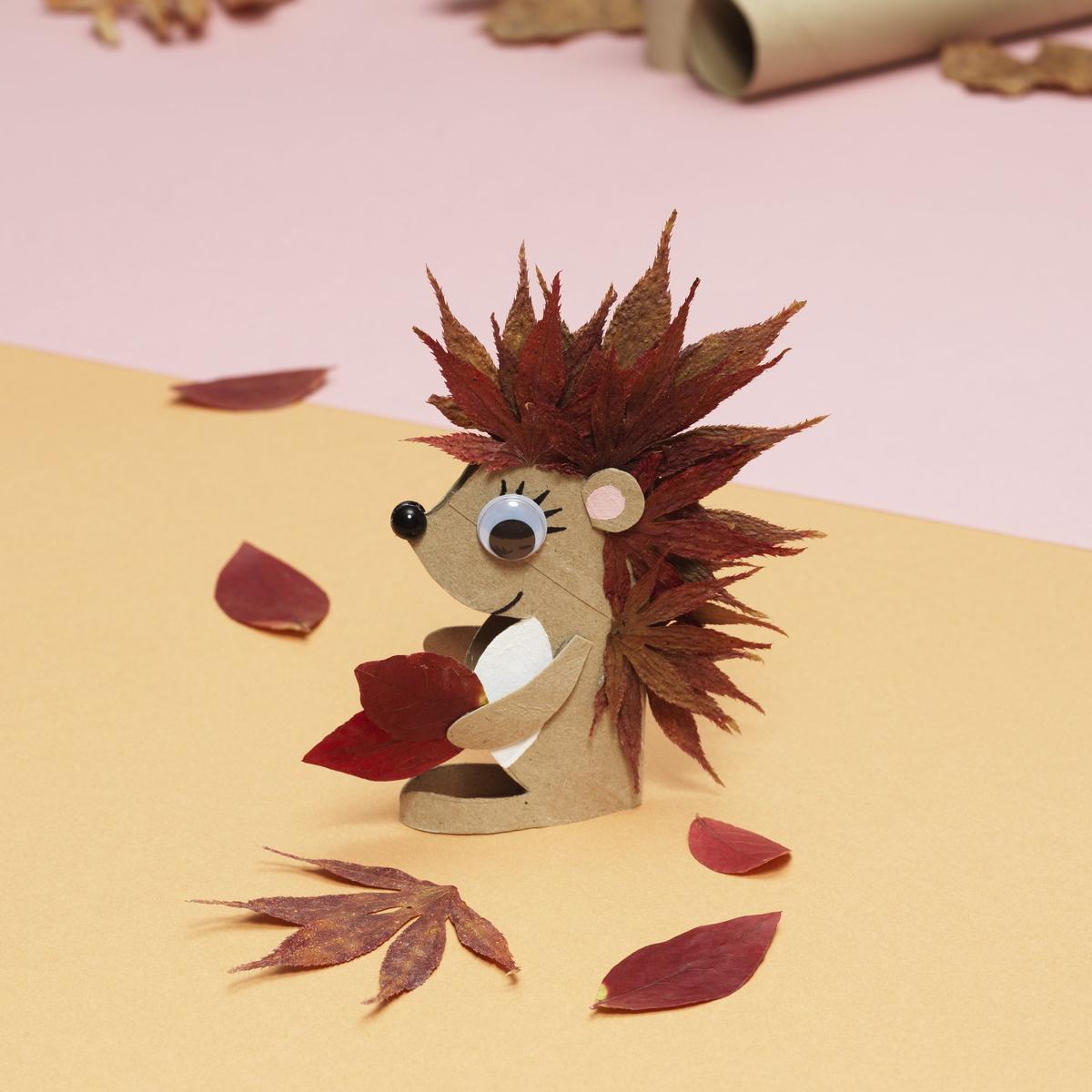 Klorollen Herbstbasteln Kinder Ideen
