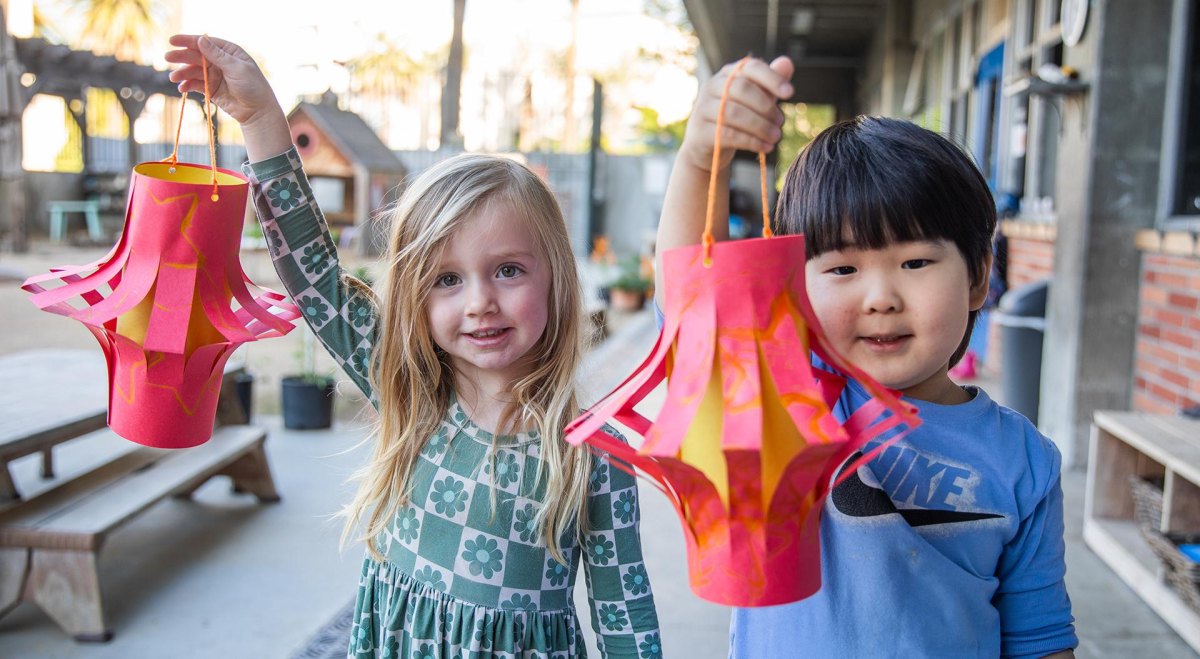 Sommerliche Laterne Basteln Kinder