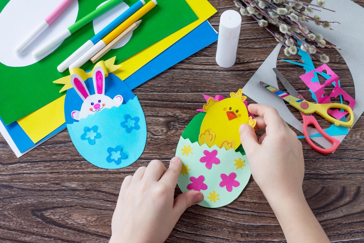 DIY Ostergeschenk Kinder basteln einfach und kreativ