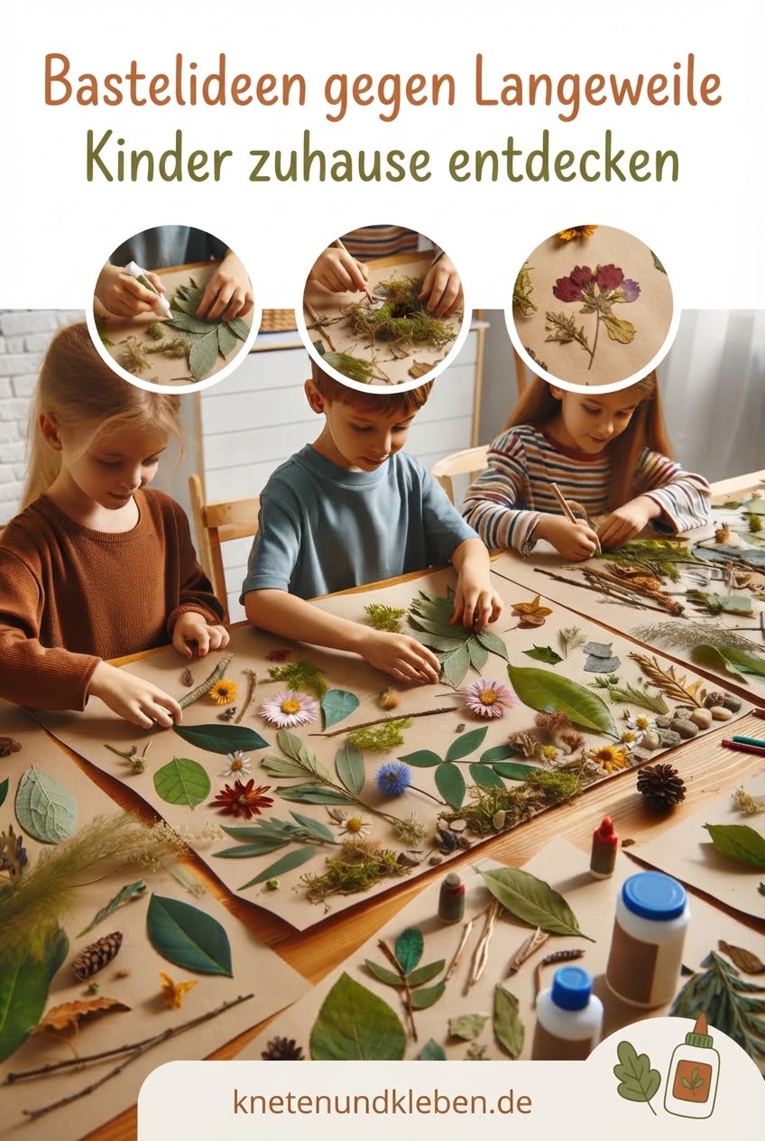 Bastelideen gegen Langeweile Kinder zuhause entdecken