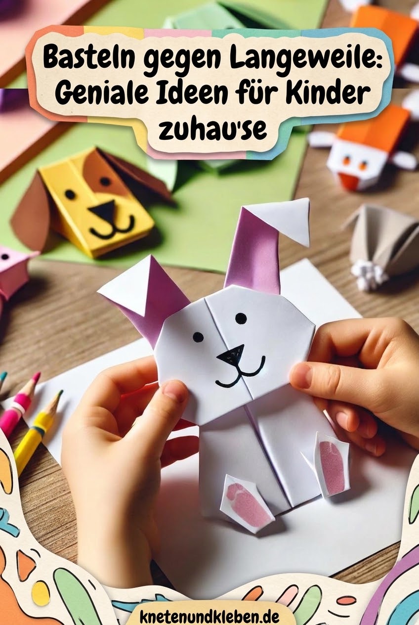Basteln gegen Langeweile: Geniale Ideen für Kinder zuhause