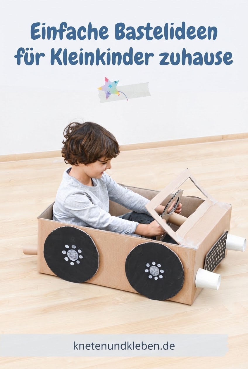 Einfache Bastelideen für Kleinkinder zuhause