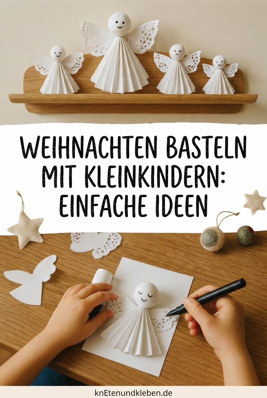 Weihnachten basteln mit Kleinkindern: Einfache Ideen