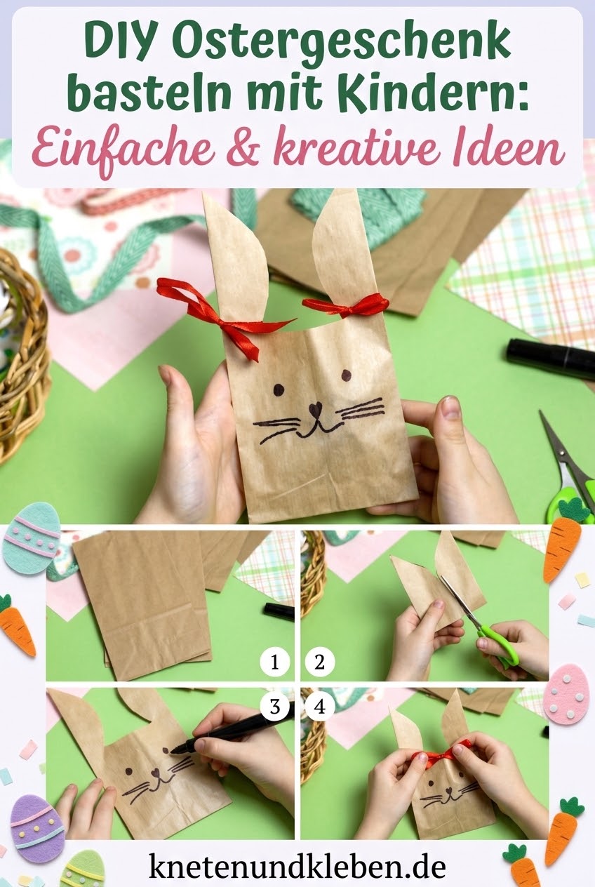 DIY Ostergeschenk basteln mit Kindern: Einfache & kreative Ideen