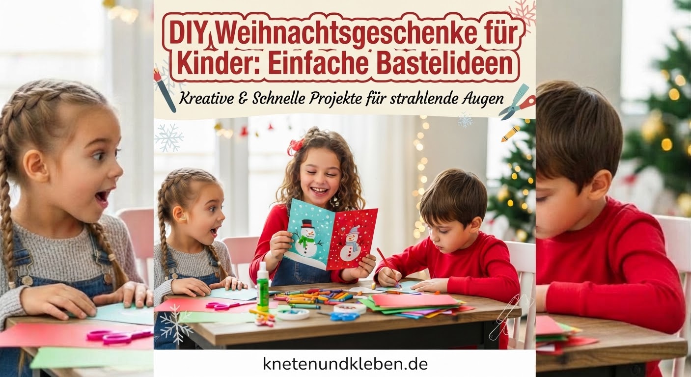 DIY Weihnachtsgeschenke für Kinder: Einfache Bastelideen