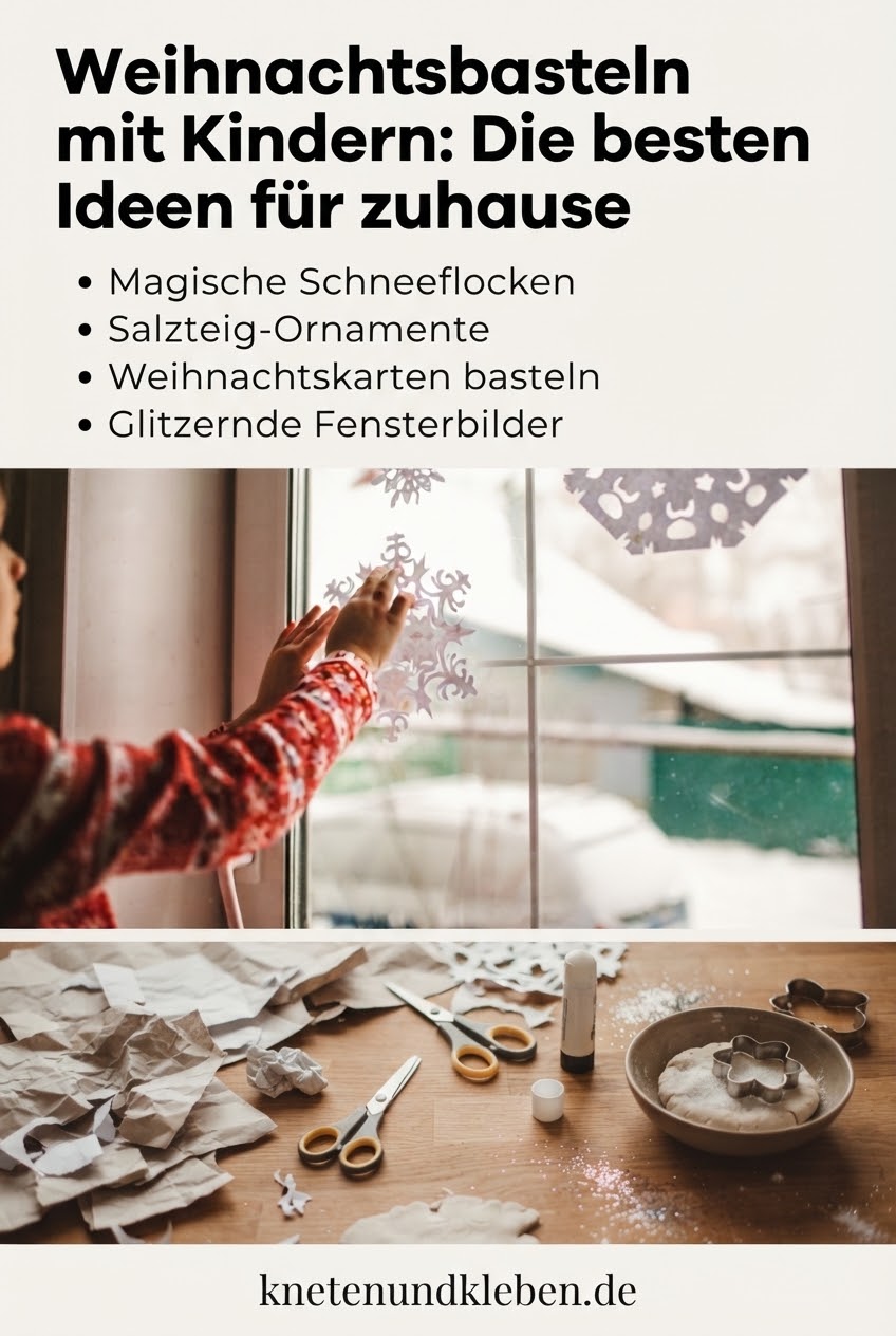 Weihnachtsbasteln mit Kindern: Die besten Ideen für zuhause