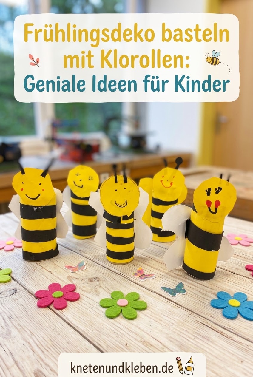 Frühlingsdeko basteln mit Klorollen: Geniale Ideen für Kinder