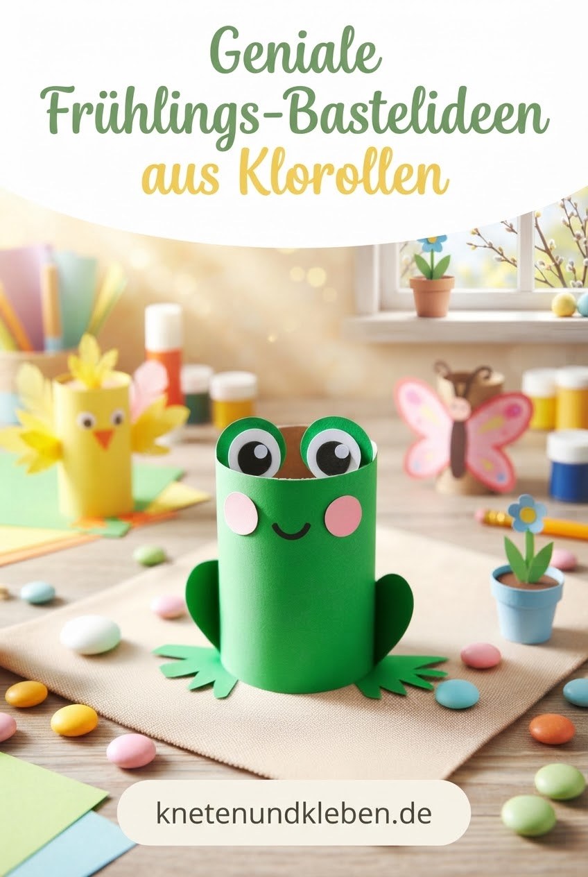 Geniale Frühlings-Bastelideen aus Klorollen