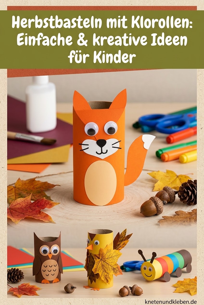 Herbstbasteln mit Klorollen: Einfache & kreative Ideen für Kinder