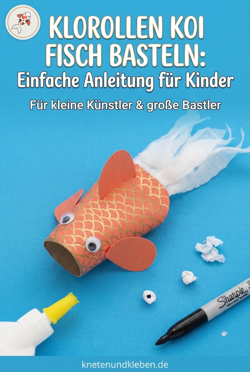 Klorollen Koi Fisch Basteln: Einfache Anleitung für Kinder