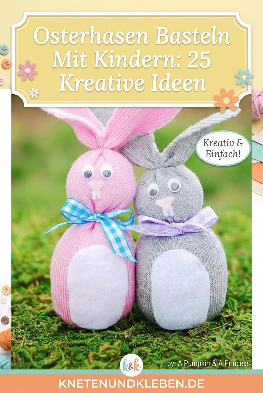Osterhasen Basteln Mit Kindern: 25 Kreative Ideen