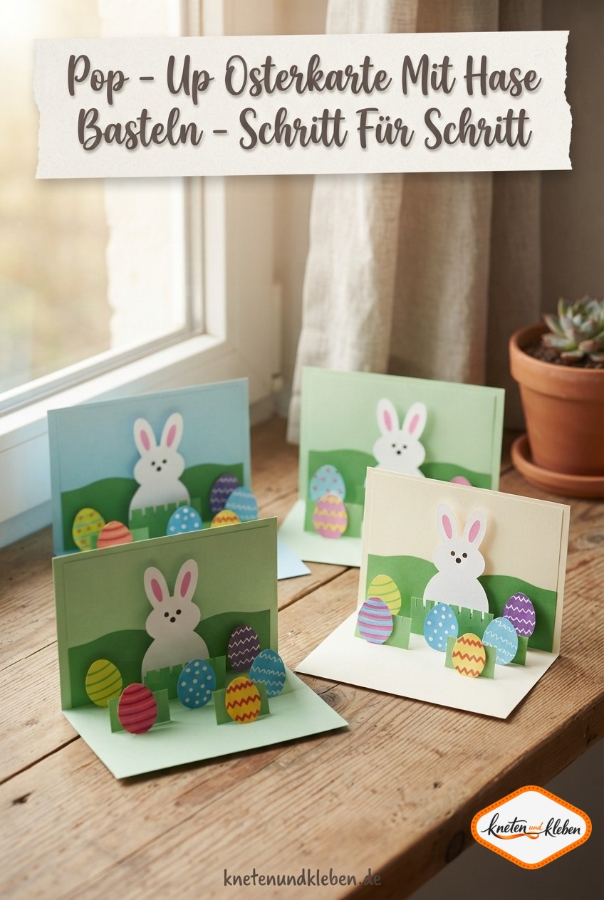 Pop - Up Osterkarte Mit Hase Basteln - Schritt Für Schritt
