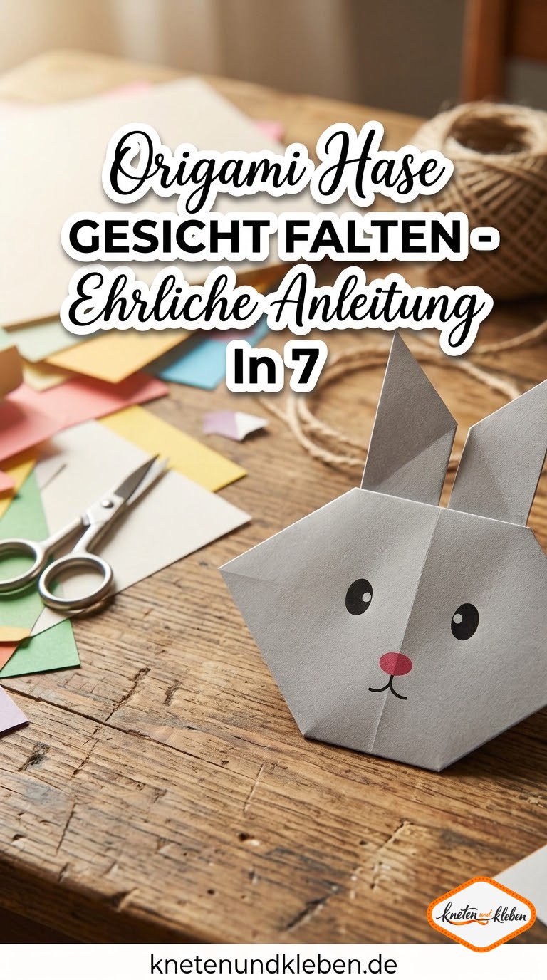 Origami Hase Gesicht Falten - Ehrliche Anleitung In 7