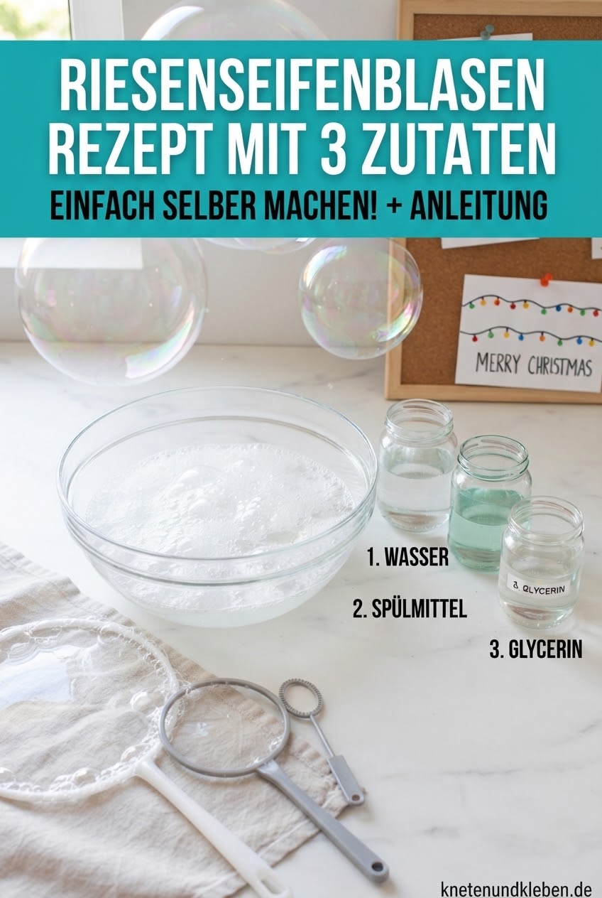 Riesenseifenblasen Rezept Mit 3 Zutaten