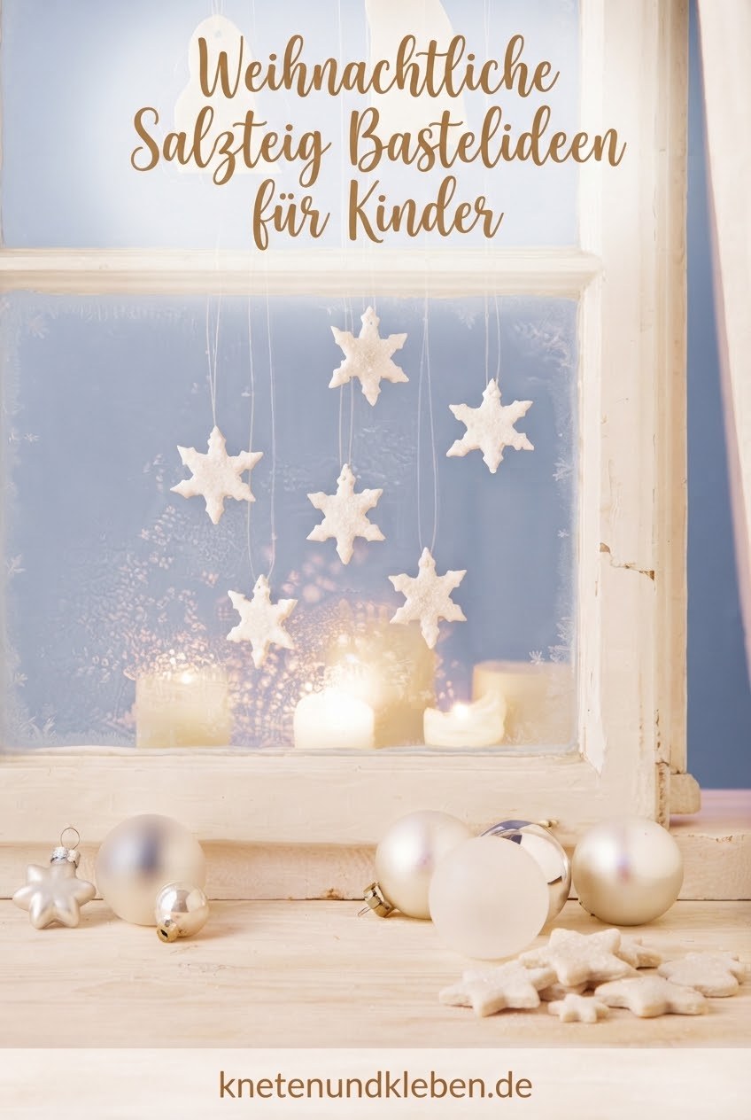 Weihnachtliche Salzteig Bastelideen für Kinder