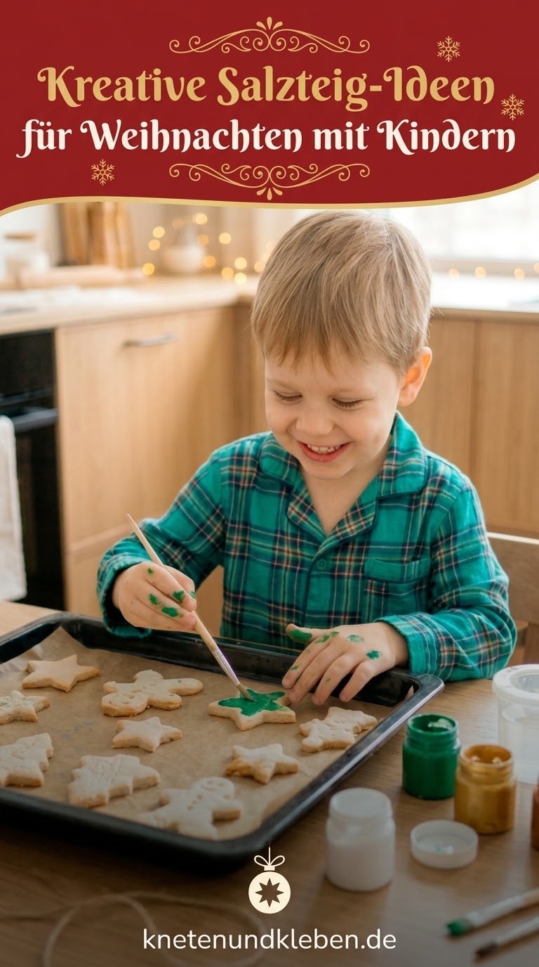 Kreative Salzteig-Ideen für Weihnachten mit Kindern