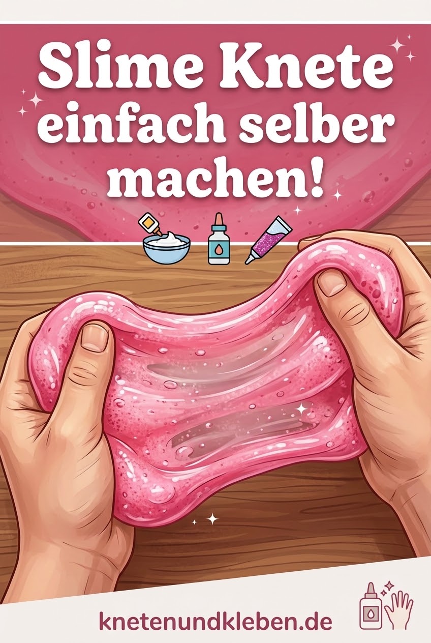 Slime Knete einfach selber machen!
