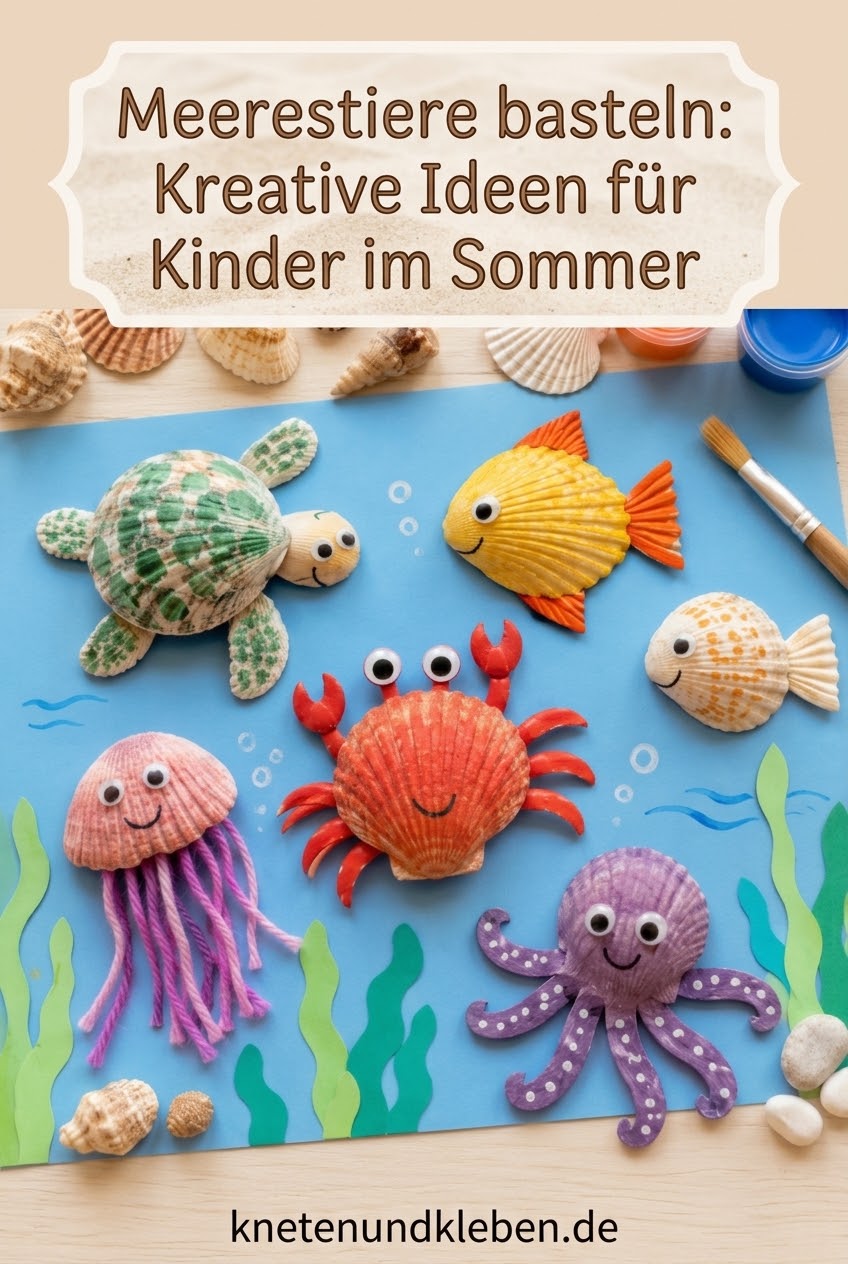 Meerestiere basteln: Kreative Ideen für Kinder im Sommer