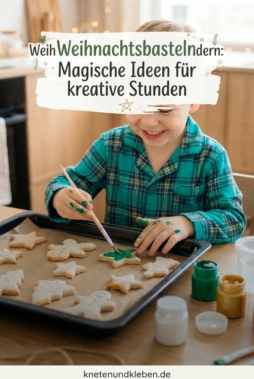 Weihnachtsbasteln mit Kindern: Magische Ideen für kreative Stunden