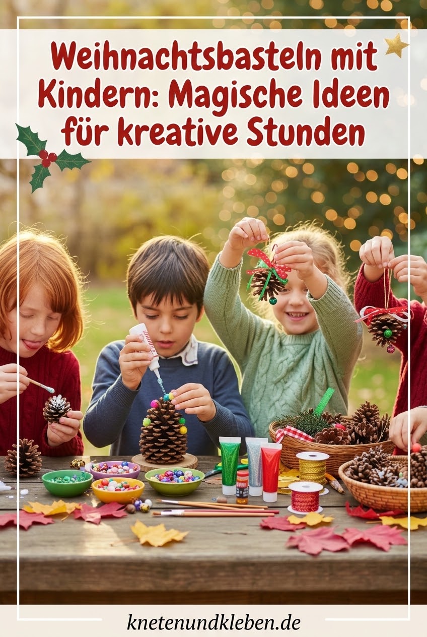 Weihnachtsbasteln mit Kindern: Magische Ideen für kreative Stunden