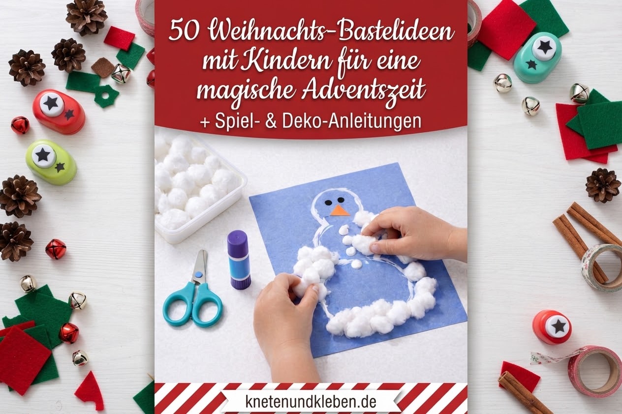 50 Weihnachts-Bastelideen mit Kindern für eine magische Adventszeit