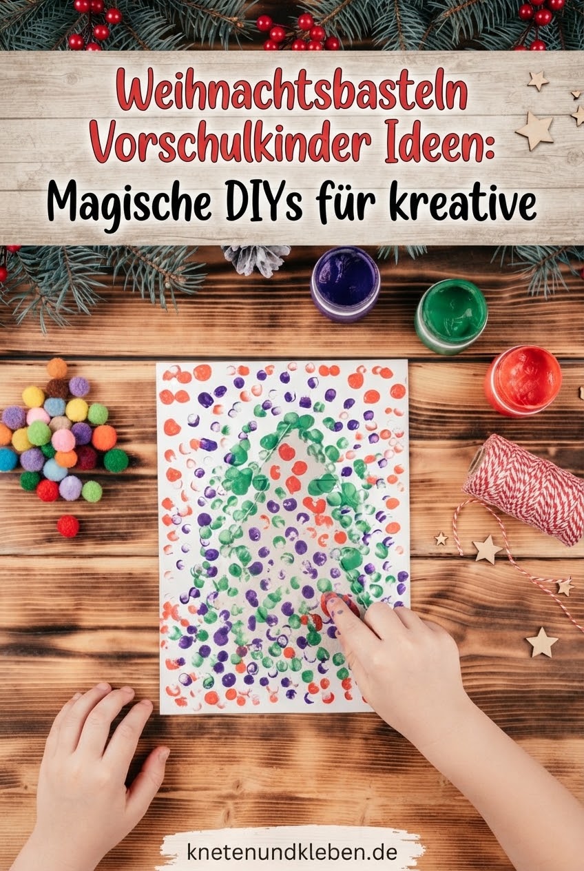 Weihnachtsbasteln Vorschulkinder Ideen: Magische DIYs für kreative Kinderhände
