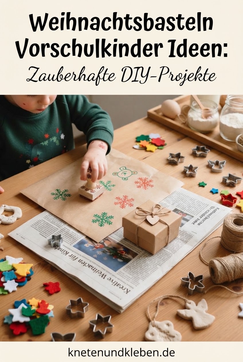 Weihnachtsbasteln Vorschulkinder Ideen: Zauberhafte DIY-Projekte