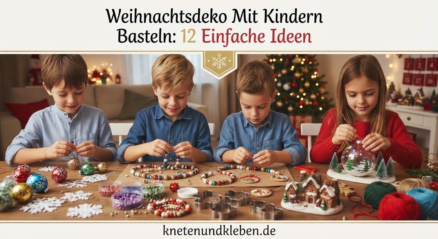 Weihnachtsdeko Mit Kindern Basteln: 12 Einfache Ideen