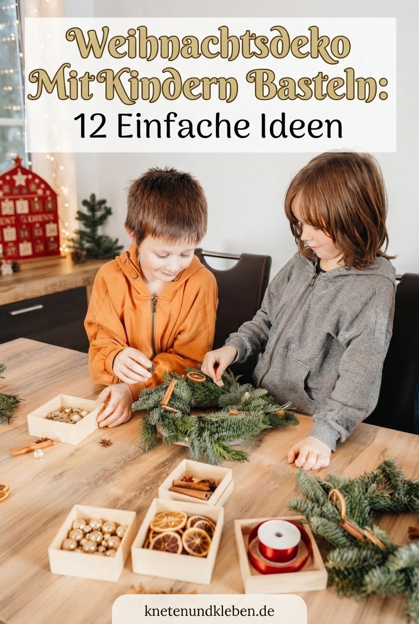 Weihnachtsdeko Mit Kindern Basteln: 12 Einfache Ideen