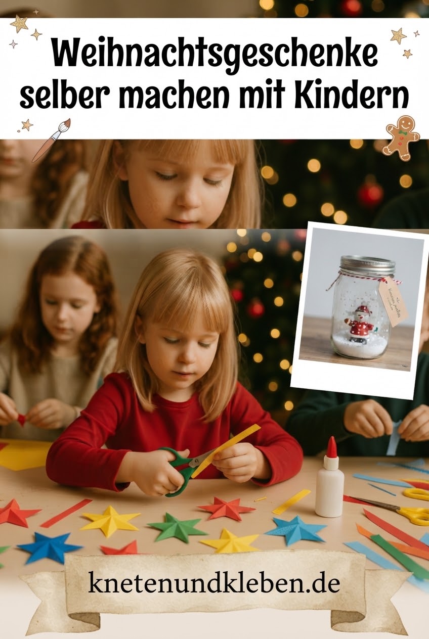 Weihnachtsgeschenke selber machen mit Kindern
