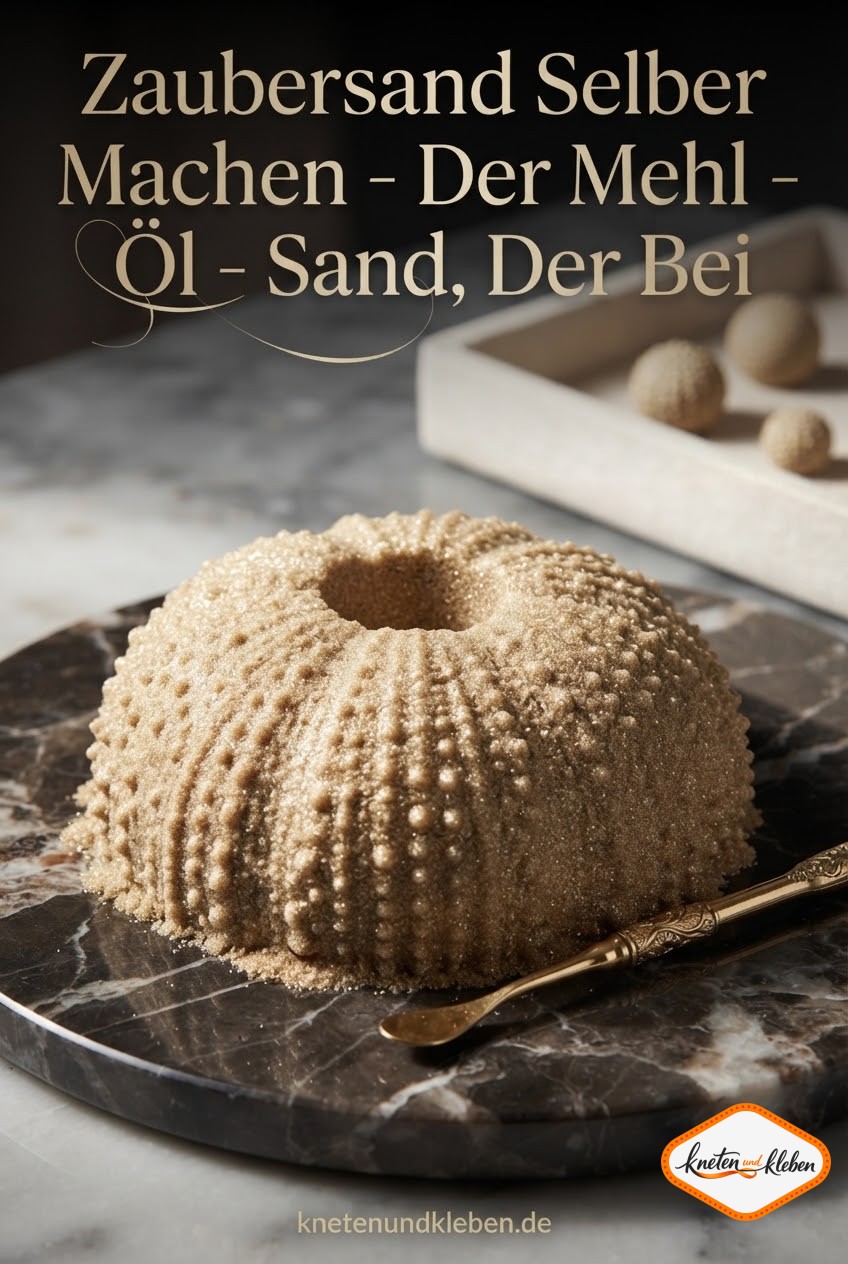 Zaubersand Selber Machen - Der Mehl - Öl - Sand, Der Bei