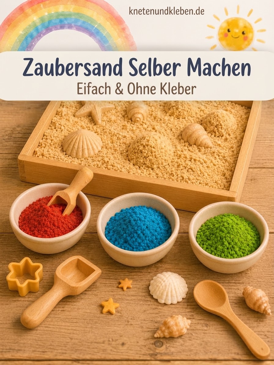Zaubersand Selber Machen Eifach & Ohne Kleber