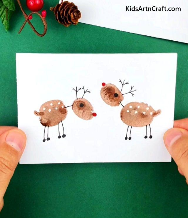Rudolph Fingerabdruck Bild Kinder