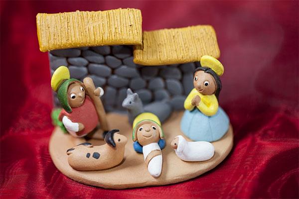 Salzteig Krippenfiguren Kinder