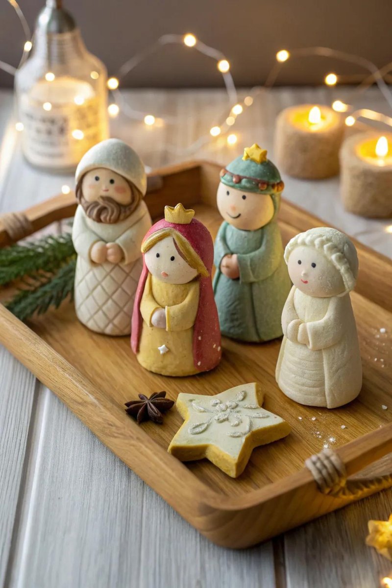 Salzteig Krippenfiguren