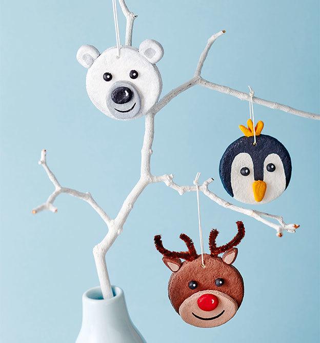 Salzteig Tiere Weihnachten