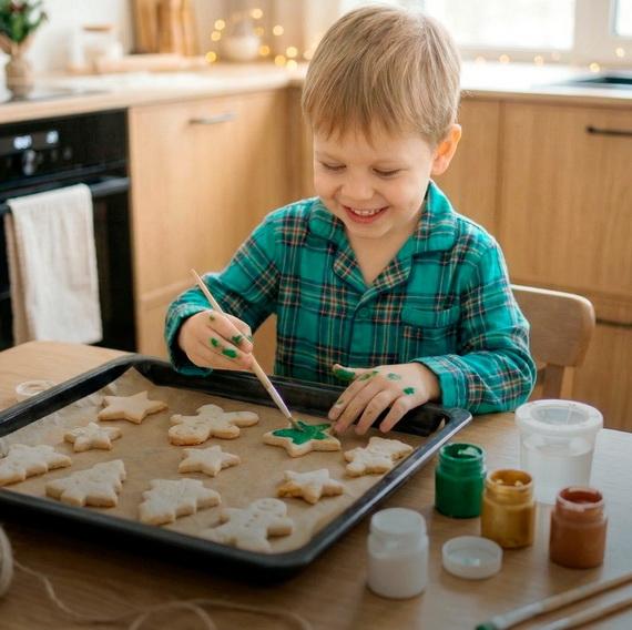 Salzteig Ideen Kinder Weihnachten kreativ basteln