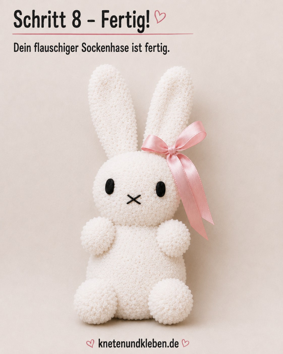 Sockenhase Miffy Diy - Aus Kuschelsocken Wird Ein