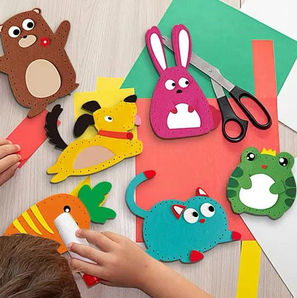 Filz Tiere basteln Kinder