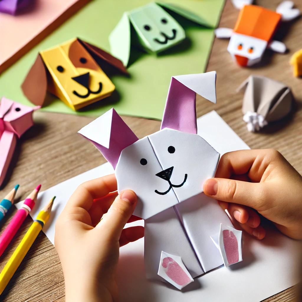 Tiergeschenke basteln Kinder kreative Ideen für kleine Hände