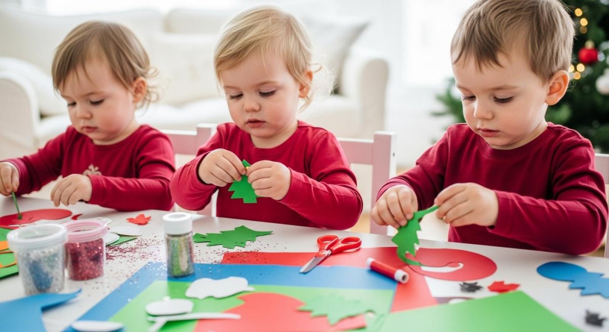 Kleinkinder Weihnachtsbasteln Kita