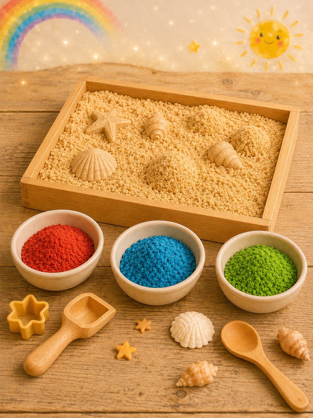 Zaubersand Selber Machen - Der Mehl - Öl - Sand, Der Bei
